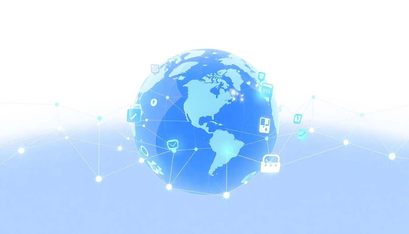 Liên minh KJC connecting global entertainment platforms with vibrant digital network visuals, representing innovation and collaboration.
