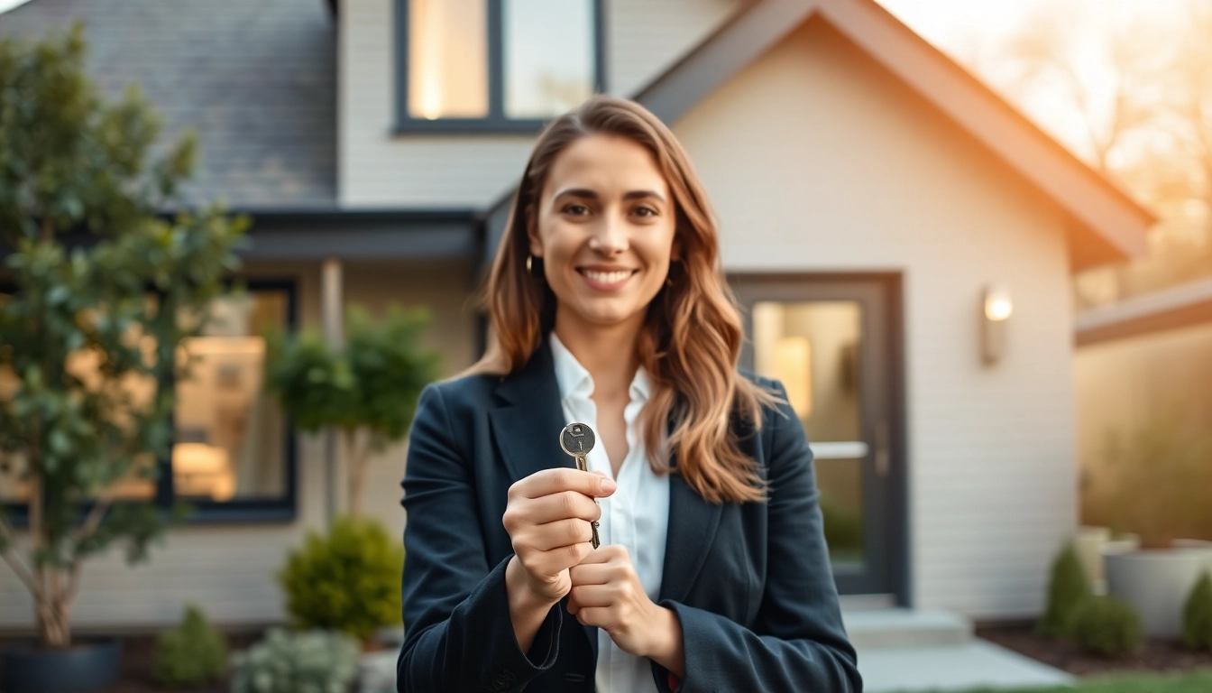 Makler Grevenbroich confidently presenting a property, emphasizing professional real estate services in Grevenbroich's market.