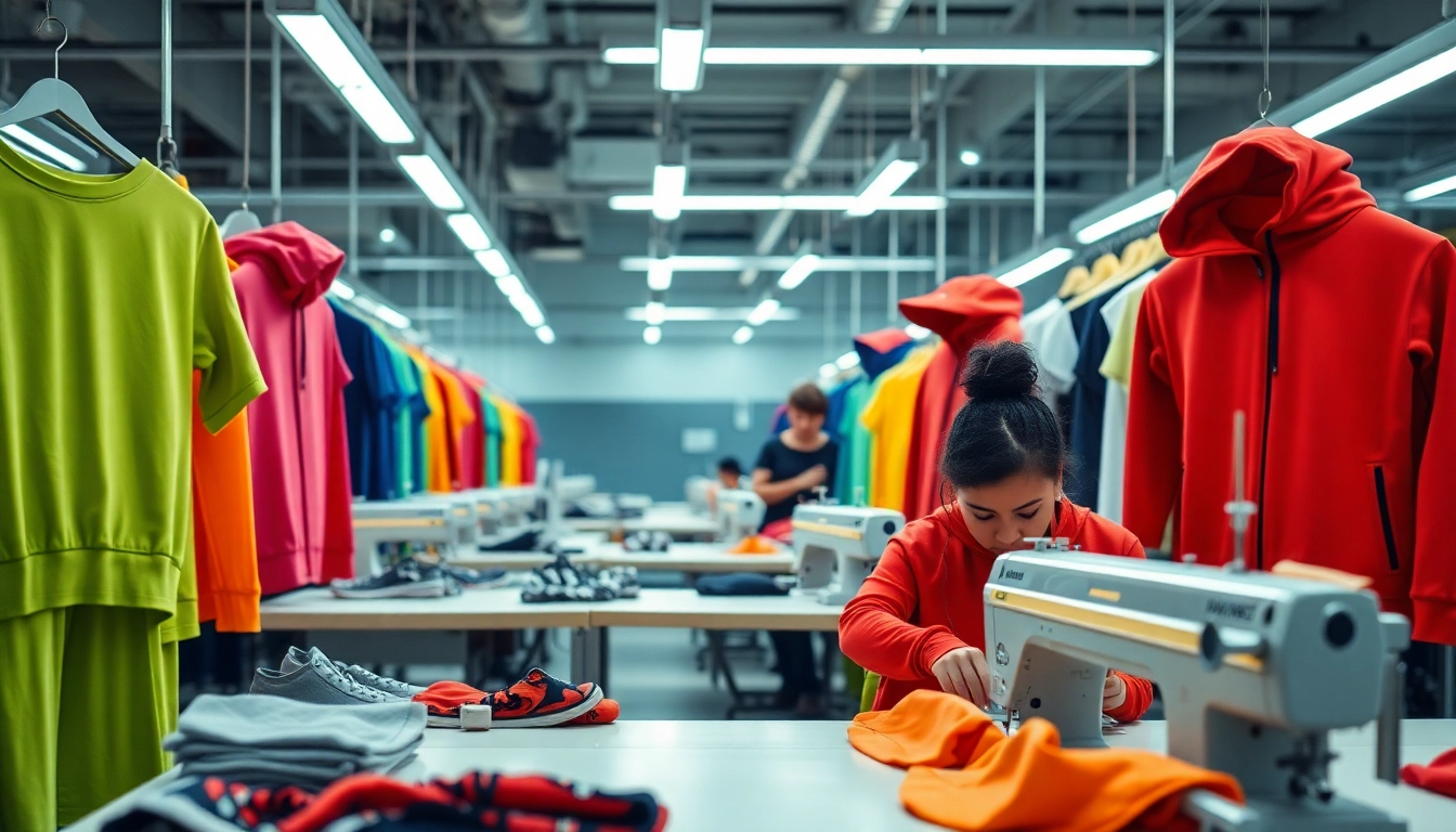 Premium private label custom sportswear manufacturer in Pakistan showcasing manufacturing process and customizable designs.