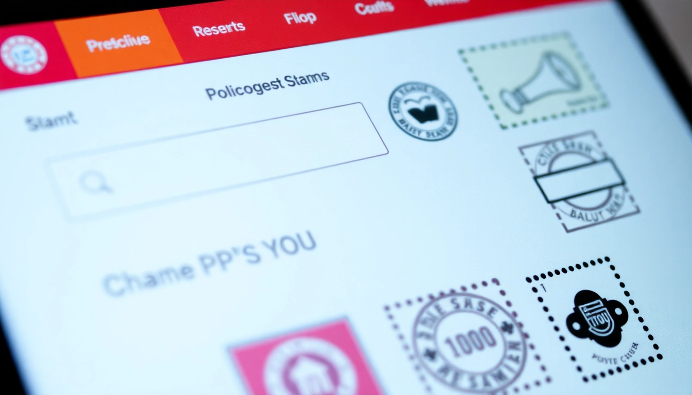 Design custom pieczątki warszawa with our easy online creator, showcasing various stamp options.