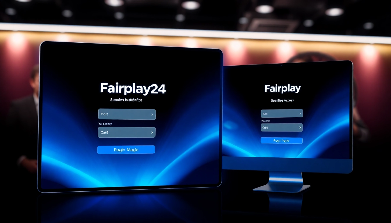 Secure Fairplay24 login interface with modern design and user authentication features for easy