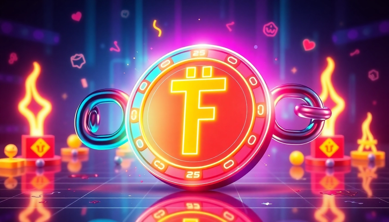 Pepe Fork Token digital illustration showing multi-chain links and GambleFi gaming action to