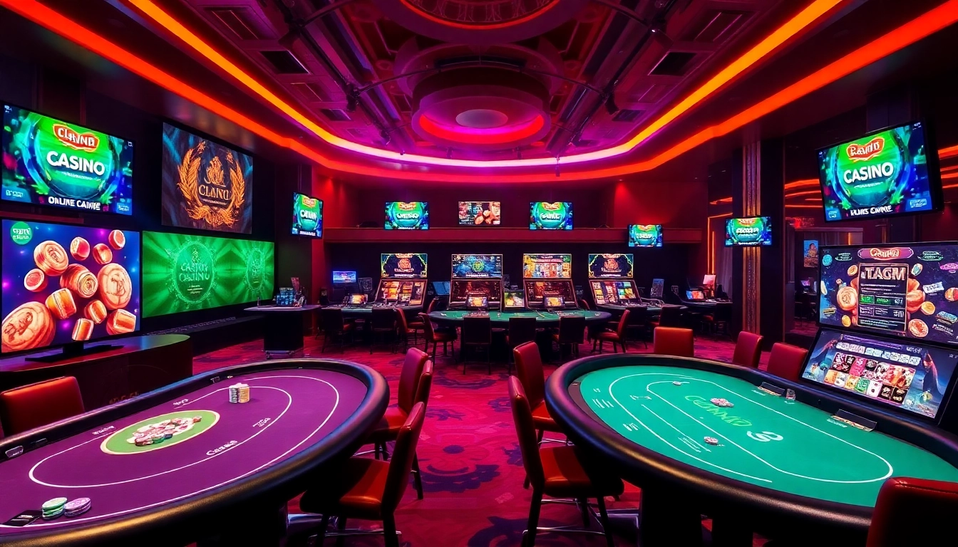 Vivid casino siteleri scene with live dealer games and colorful betting chips engaging players